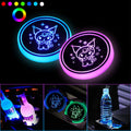7 Colors Round Led Glowing Coaster