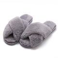 Cross Band Winter Slipper