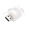 Mini Round Usb Plug Lamp Eye Protection Reading Night Light