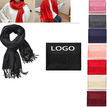 Long Pashmina Wrap Shawl Scarf w/Fringes