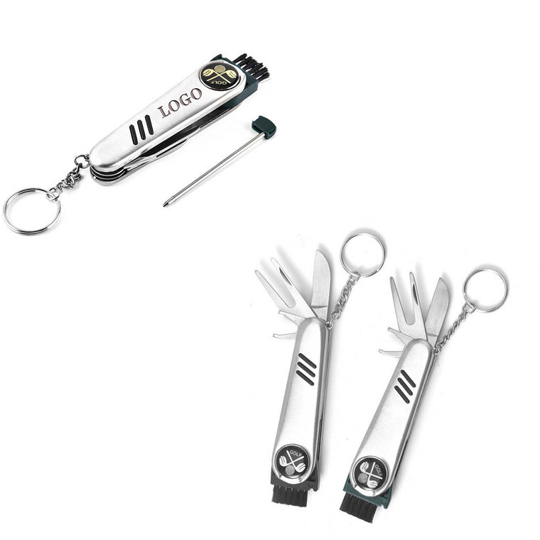 5 In 1 Kit Portable Multi-Pocket Golf Knife W/ Keychain