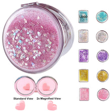 Folding Double-Sided Glitter Mirror