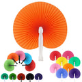 Colorful Folding Paper Fan