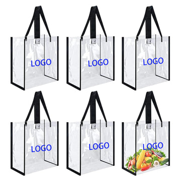 Clear Pvc Stadium Tote Bag