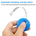 60" Mini Candy Color Retractable Measuring Tape W/Keychain