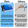 Silicone Adhesive Pencil Holders