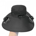 Solar Fan Hat Outdoor Fishing Sun Hat Rechargeable Model