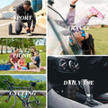 18 Oz Foldable Silicone Water Bottle W/ Carabiner Clip