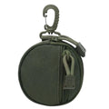 Portable Tactical Round Wallet with Carabiner