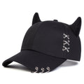 Safety Pin Metal Ring Baseball Cap