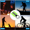 Reflective Zipper Pull Keychain Tags