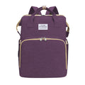 Multifunctional Large Diaper Bag Backpack With Baby Bed