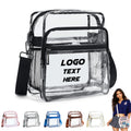 Clear PVC Crossbody Stadium Bag