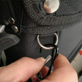 Golf Club Brush Groove Cleaner with Retractable Zip-line and Aluminum Carabiner Cleaning Tools