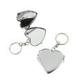 Full Color Folding Mirror Keychain Makeup Mirror W/ Keyring