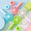 Usb Rechargeable Handheld Fan With Base