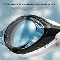 Wide View Anti Fog Leakproof Swim Goggles Adjustable Fit