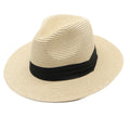 Wide Brim Straw Panama Roll Up Hat