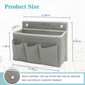 Wall-Mounted Storage Bag With Large Mesh Compartments
