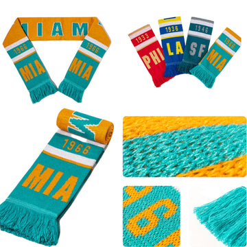 Custom Knit Scarf With Fringe