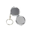 Full Color Folding Mirror Keychain Makeup Mirror W/ Keyring