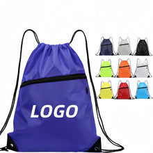 Oxford Cloth Drawstring Shoulder Bag With Drawstring Pocket