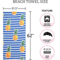 Quick Dry Lightweight Microfiber Beach Towel