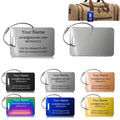 Stainless Steel Personalized Luggage Tags