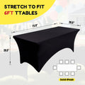 6' Stretch Tablecloth
