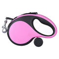 Retractable Dog Leash With Poop Bag Dispenser