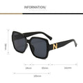Unisex Retro Square Frame UV Protective Sunglasses