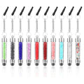 Mini Crystal Touch Screen Stylus With Dust Plug