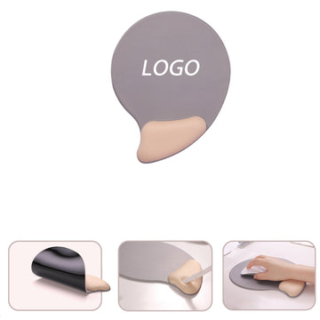 Silicone Mouse Pad With Wrist Support Rest