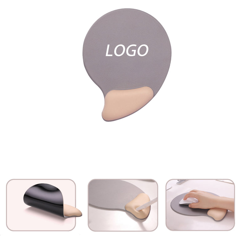 Silicone Mouse Pad With Wrist Support Rest