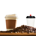16 Oz Disposable Paper Coffee Cups With Lids