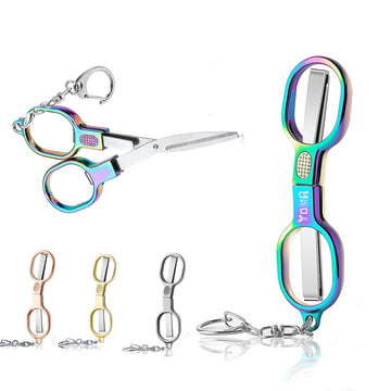Mini Folding Scissors With Keychain