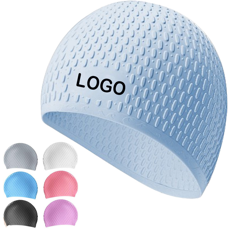 Silicone Generic Adults Swimming Cap For Long/Curly