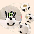 Durable Soccer-Themed Pen Holder Holds Desk Essentials