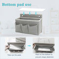 Wall-Mounted Storage Bag With Large Mesh Compartments