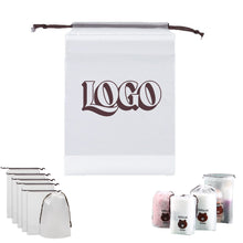 Frosted Clear Drawstring Pouch