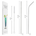 Stainless Steel Straw With Cleaning Brushes