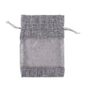 Small Linen Window Drawstring Pocket