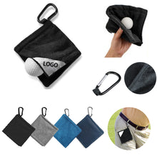 Golf Ball Cleaning Towel With Hiking Buckle