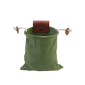 Collapsible Drawstring Canvas Foraging Bag
