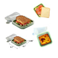 Silicone Square Sandwich And Toast Takeaway Lunch Box