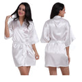 Women's  Short Satin Robes
