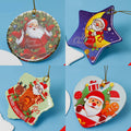 Full Color 3" Ceramic Christmas Pendant