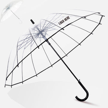 16 Bibs Clear Bubble Umbrella For Wedding Daily Use