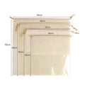 Shoe Bags Non-Woven Drawstring Shoes Organizers Set Of 5