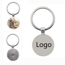 Custom Zinc Alloy & Glass Keychain